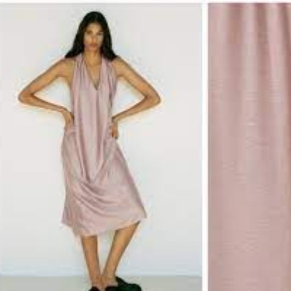 Zara NWT Dusty Pink Dress - Picture 1 of 7